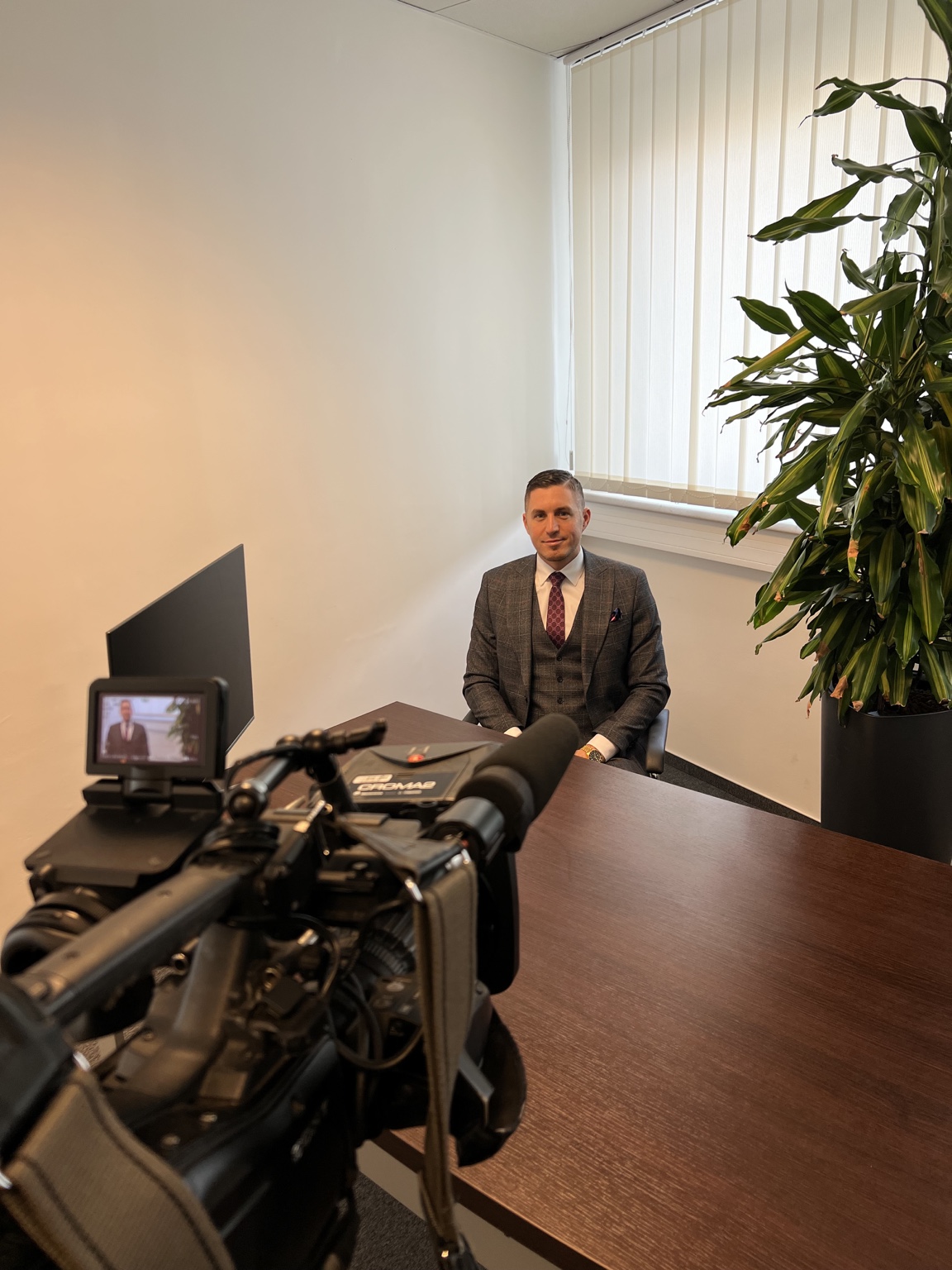 Judik Zoltán interjú közben
